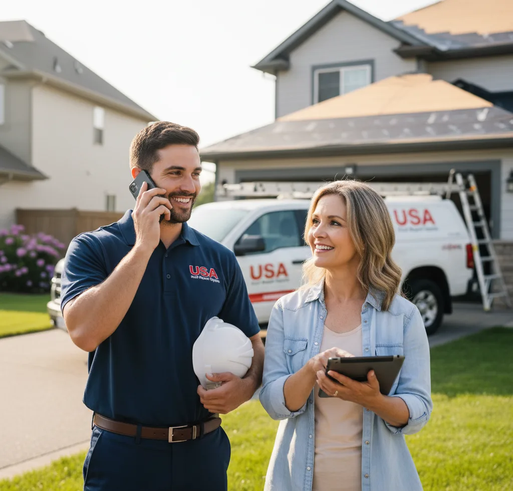 USA Roof Repair Experts customer support in Dubuque